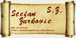 Stefan Zurković vizit kartica